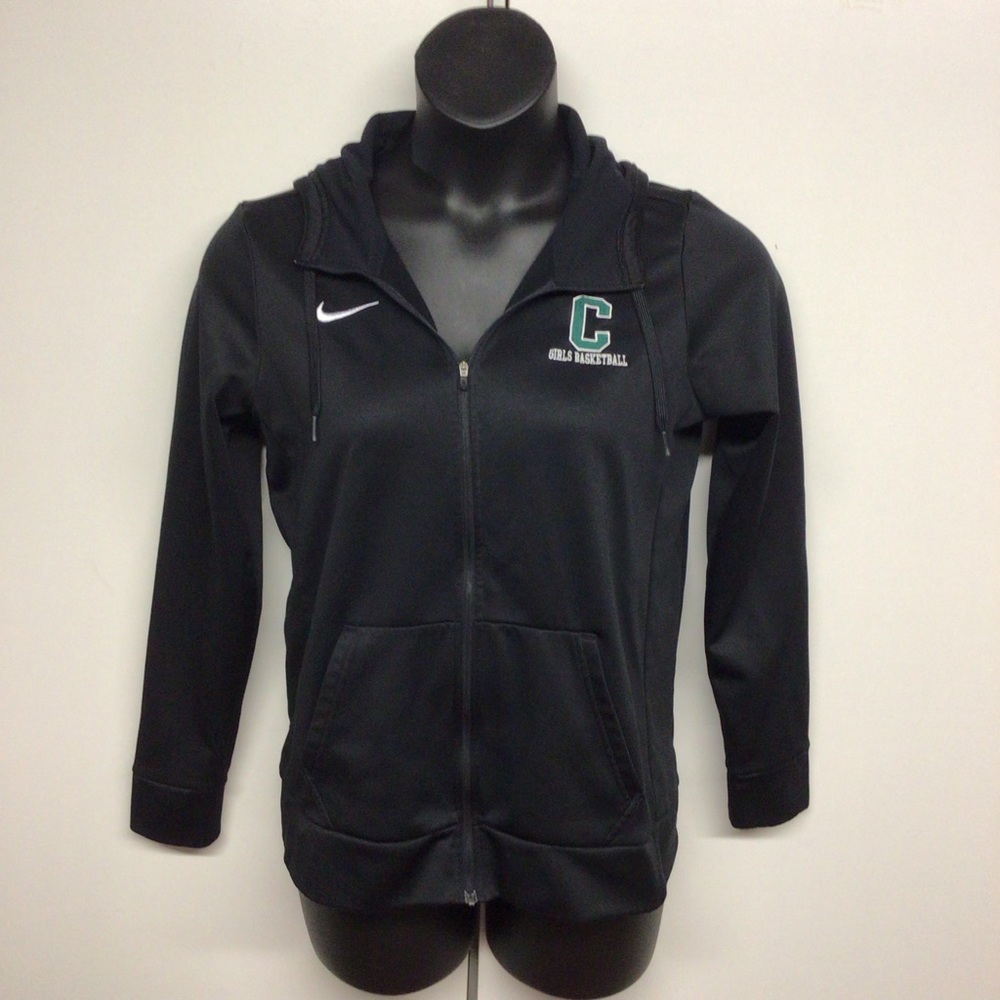 Nike Dri-Fit Black Full Zipper Hooded Sweatshirt